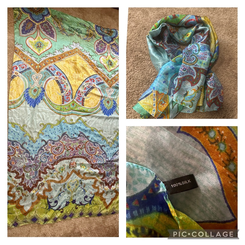 Beautiful 100% Silk Scarf